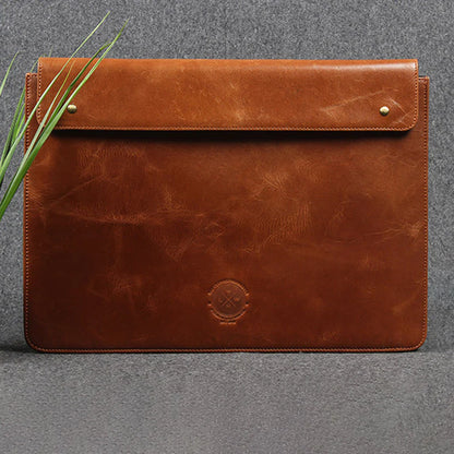 Snap Leather Sleeve 002