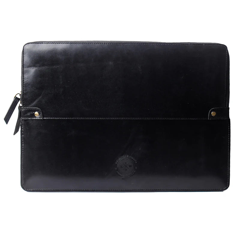 Dual Leather Laptop Sleeve