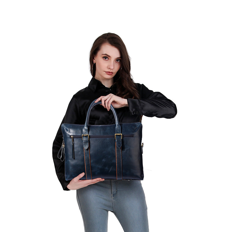 womens leather laptop bag