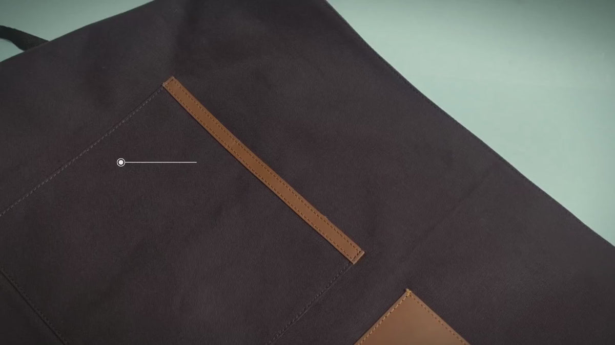 Dark Brown Waist Apron