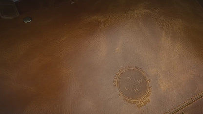 leather tote bag video