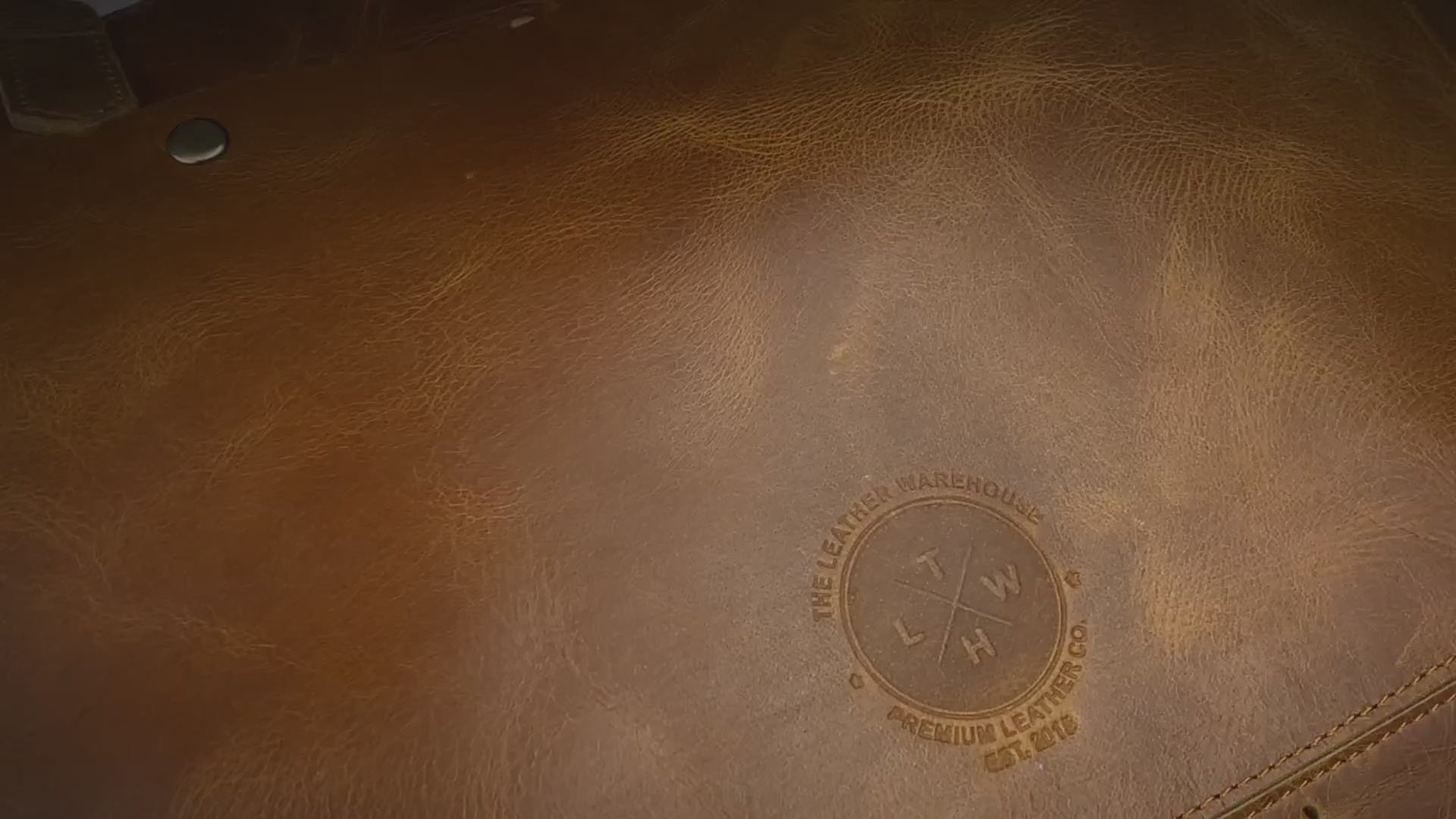 leather tote bag video