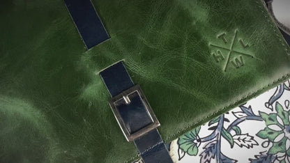 Tan Kalamkari Leather Sling Bag for Women sling bag video