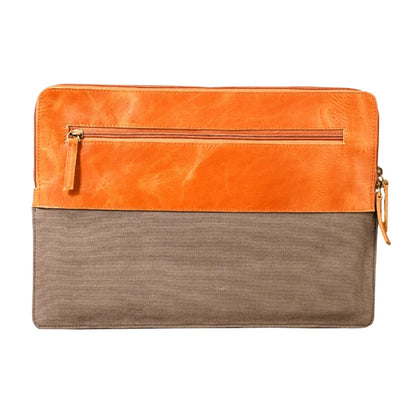 Canvas &amp; Leather Luxe Sleeve
